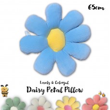 超大雛菊瓣抱枕 65cm (粉藍)