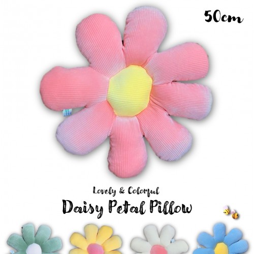 Daisy Petal Pillow 50cm (Pink)