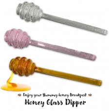 玻璃蜜糖攪棒 (粉红)